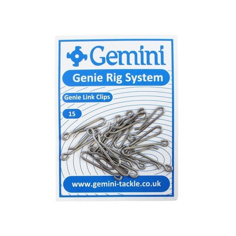 GENIE BEN LINK CLIPS GEMINI sachet de 15