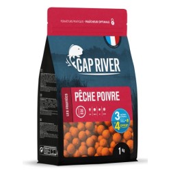 Bouillettes Peche Poivre - 15 mm - 1kg- CAP RIVER