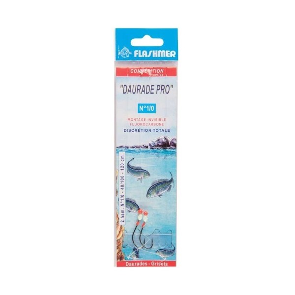 Bas De Ligne Fluorocarbone Coulissant Pour Dorade Royale Et Loup – Flashmer N°2
