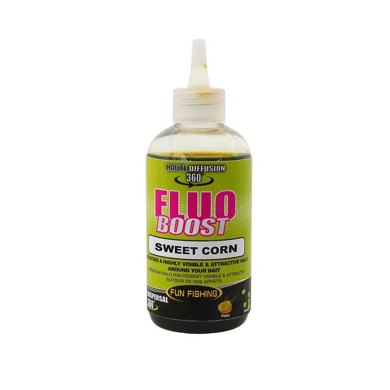 Fluo Boost - 185ml - Sweet Corn (Maïs Doux) - Fun Fishing 