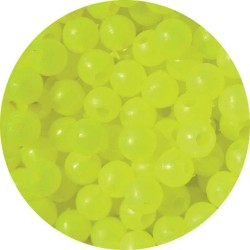 PERLES BALAI 5 mm - FLUO JAUNE - sachet de 50  FLASHMER