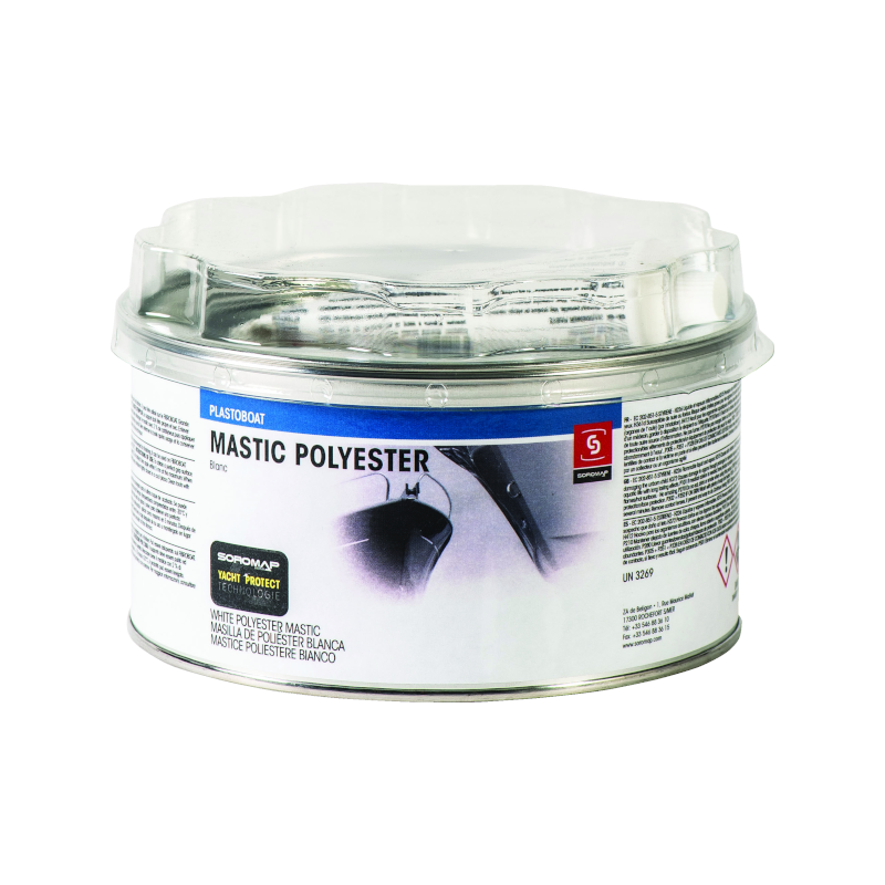 MASTIC POLYESTER PLASTOBOAT 250GR SOROMAP