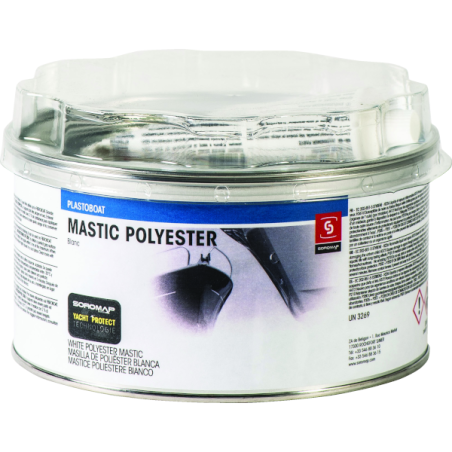 MASTIC POLYESTER PLASTOBOAT 250GR SOROMAP