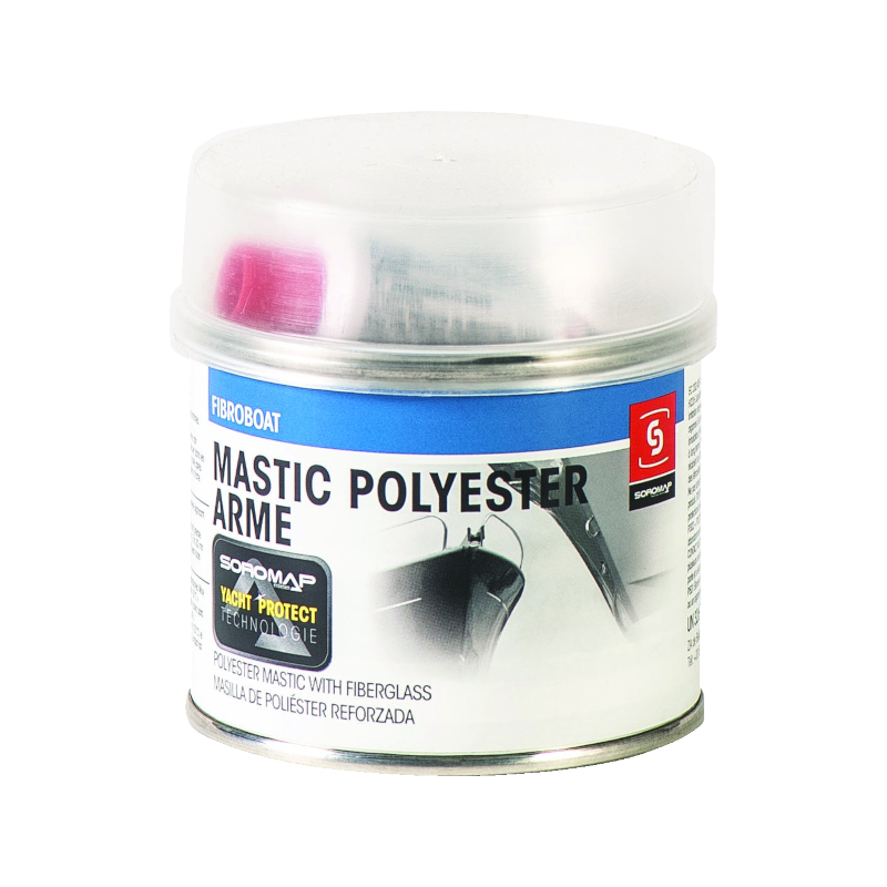 MASTIC POLYESTER ARMÉ FIBROBOAT 200GRS SOROMAP