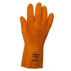 PAIRE DE GANTS LATEX ORANGE MAPROTEC EPIFOOD T10 LAS-530