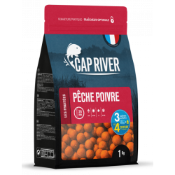 Bouillettes Peche Poivre - 20 mm - 1kg- CAP RIVER