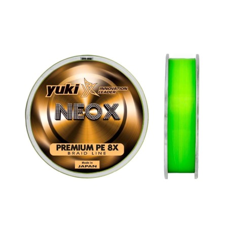 TRESSE YUKI NEOX PREMIUM 8X BRAID PE 1.5 - 0.18MM 13,5 kg - 135M CHARTREUSE