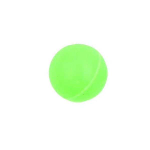 PERLES FLASHMER RONDES - PHOSPHO VERTES - 6mm - x25