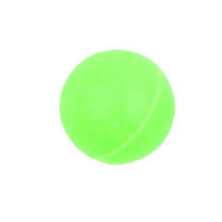 PERLES FLASHMER RONDES - PHOSPHO VERTES - 6mm - x25