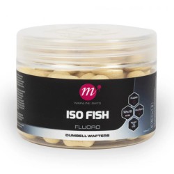 ISO FISH FLUORO DUMBELL WAFTERS 12X15MM WHITE 
