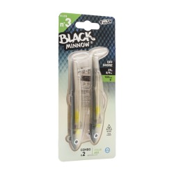 Leurres Double Combo BLACK MINNOW 120 Shore 25g AYU - Fiiish