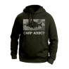SWEAT MOTIF CARPE - VERT OLIVE L - CARP ADDICT