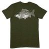 TSHIRT MOTIF CARPE - VERT OLIVE M - CARP ADDICT