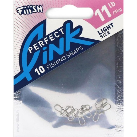 10 AGRAFES FIIISH LIGHT - 23LB - 10kg - PERFECT LINK