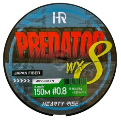 TRESSE HEARTY RISE PREDATOR WX8 1.2 PE 150M Moss Green 