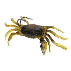 Leurre imitation Crabe Vert Mou Mollet - 10 cm - 35 Grs