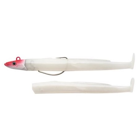 LEURRE FIIISH BLACK EEL 150 Combo Shore - 20g - White Coco Tête Rouge