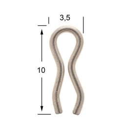 PACK Attaches A0 par 1000 - MOU7205-1000 - pour moules à plombs
