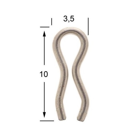 PACK Attaches A0 par 1000 - MOU7205-1000 - pour moules à plombs