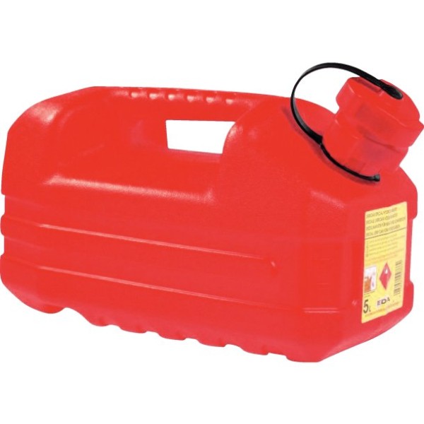 Jerrican 10L hydrocarbures rouge 