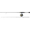 SET LEURRE PACK CANNE RS 802 HFS AF + MOULINET RS4000