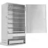 FUMOIR INOX GRAND MODELE 45x28x88 CM avec accessoires