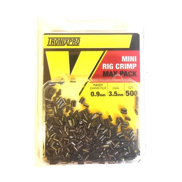 SLEEVES Crimps PACK DE 500 pcs - TRONIXPRO 3.5mm - 0.9 x 3.5mm