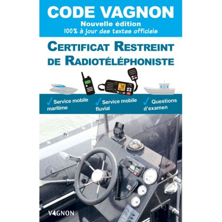 LIVRE CODE VAGNON CRR CERTIFICAT RESTREINT DE RADIOTELEPHONISTE
