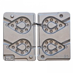 MOULE A PLOMBS MONTRE TROUEE GRIP 150-170 GRS  A1 - MOU055