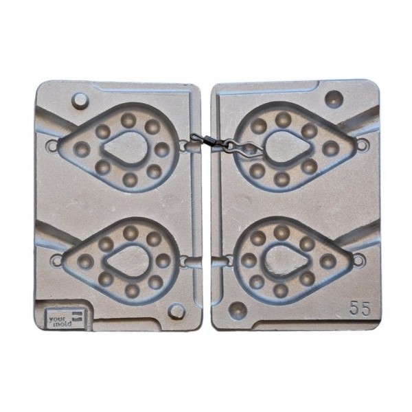 MOULE A PLOMBS MONTRE TROUEE GRIP 150-170 GRS  A1 - MOU055