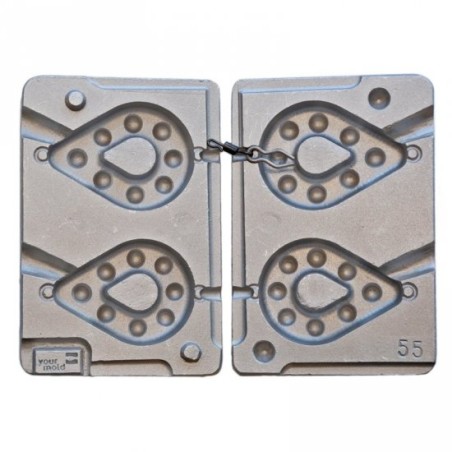 MOLDE DE PLOMOS MONTRE TROUEE GRIP 150-170 GRS  A1 - MOU055