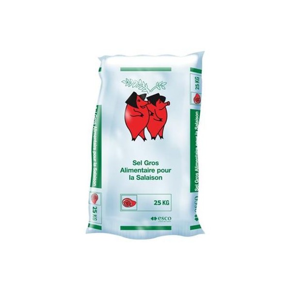 SEL GROS ALIMENTAIRE SPECIAL SALAISON POUR FUMAGE - SAC DE 10 KG