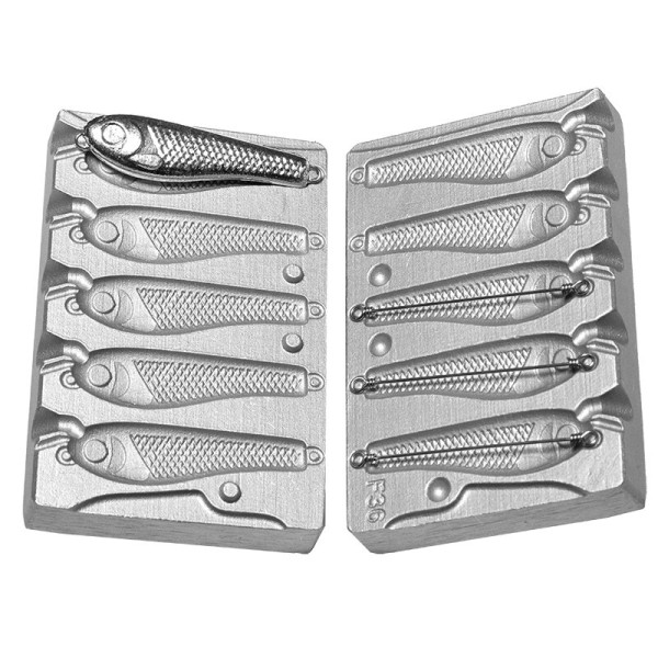 MOULE A PLOMBS CUILLERS 5 x 31grs - 60mm - MOU036