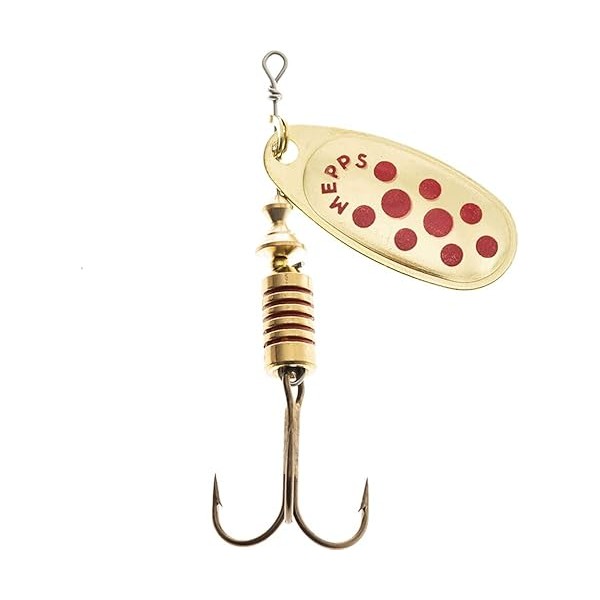 CUILLER MEPPS COMET OR POINTS ROUGES N0