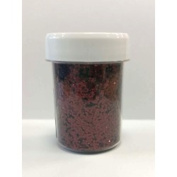 Paillettes rondes Bordeaux - 1 mm - 40 ml  pour plastique liquide - PLSPAI446