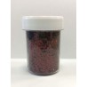 Paillettes rondes Bordeaux - 1 mm - 40 ml  pour plastique liquide - PLSPAI446