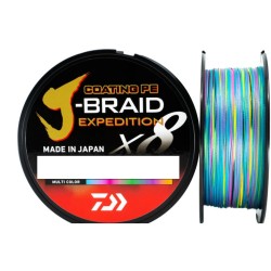 TRESSE DAIWA JBRAID EXPEDITION 500M 42/100 - 46.4 kg - MULTICOLOR