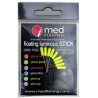 FLOATING LUMINOUS STICK JAUNE 3X10 MM - MED FISHING