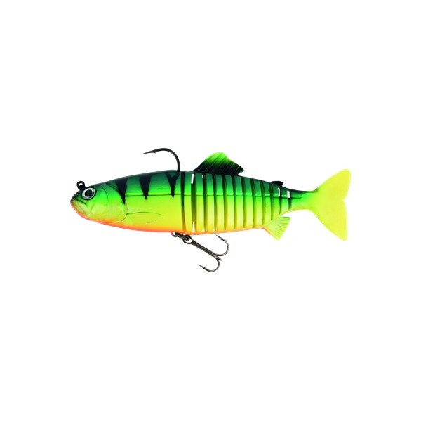 LEURRE FOX RAGE REPLICANT JOINTED 20CM 120G FIRE TIGER UV