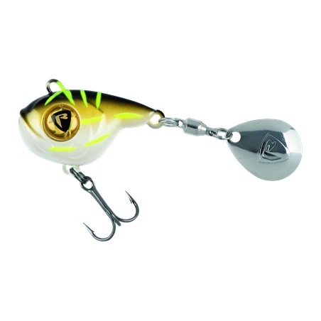 LEURRE FOX RAGE BIG EYE SPIN TAIL 8G BLACK & GOLD