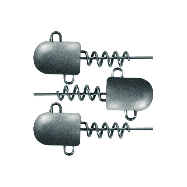 TETES PLOMBEES FOX RAGE CORKSCREW ROUND JIG HEADS 5G - 3PCS