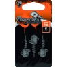 TETES PLOMBEES FOX RAGE CORKSCREW ROUND JIG HEADS 5G - 3PCS