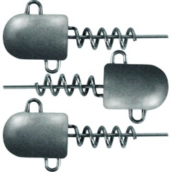 TETES PLOMBEES FOX RAGE  CORKSCREW ROUND JIG HEADS 10G - 3PCS
