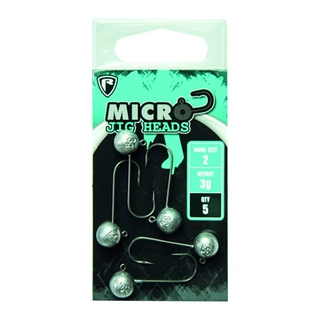 TETES PLOMBEES FOX RAGE MICRO JIGS 5G - HAM 4 - 5PCS