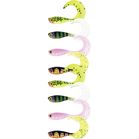 LEURRES FOX RAGE  UV MICRO GRUB 4CM X 8PCS