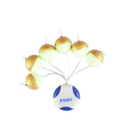 PERLES YUKI FLOTTANTES RONDES 06 13mm - Perles Flottantes