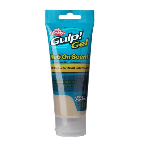 TUBE ATTRACTANT GULP GEL 80ML - SHRIMP WHITE GOLD FLAK