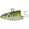 2 tкtes plombйes BLACK EEL 110 Off Shore 15g Kaki - FIIISH