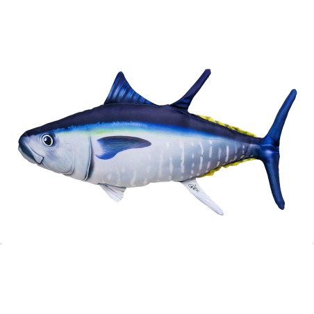 Coussin Peluche Poisson THON ROUGE 100 CM