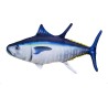 Coussin Peluche Poisson THON ROUGE 100 CM